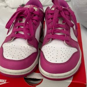 Nike kids Pink and White Sneakers